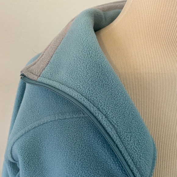 Free Country cozy light blue zip up fleece jacket size small - Picture 2 of 7